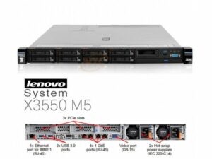 Máy chủ Lenovo IBM System x3550 M5 3.5in E5-2620v4, RAM 16GB – 8869C4A