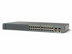 Cisco Catalyst 2960 Plus 24 10/100 (8 PoE) + 2 T/SFP LAN Lite, WS-C2960+24LC-S