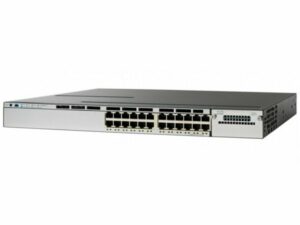 Cisco Catalyst 3850 24 Port UPOE with 5 AP licenses IP Base, WS-C3850-24UW-S